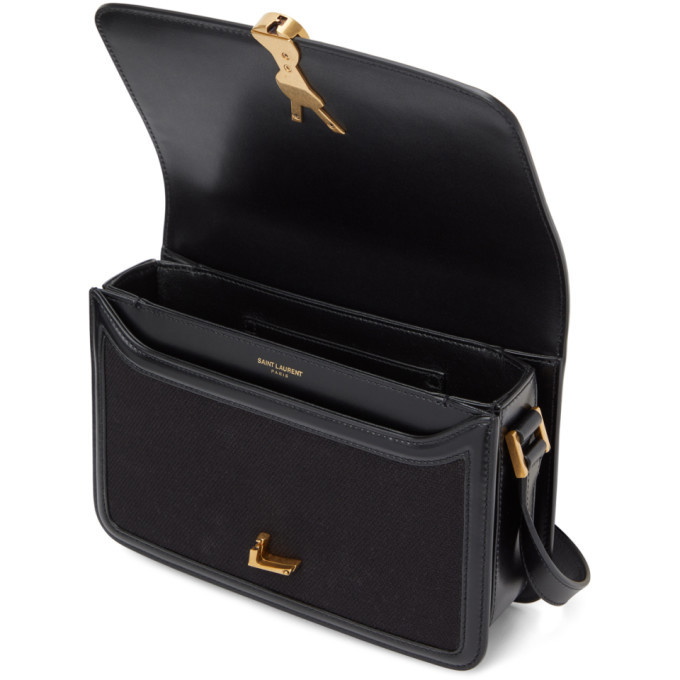 Saint Laurent medium Solferino crossbody bag - Black