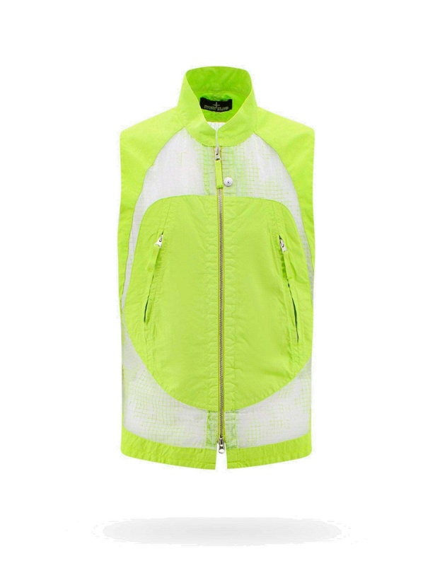 Photo: Stone Island Shadow Project Vest Green   Mens