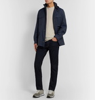 Loro Piana - Rain System Virgin Wool-Blend Field Jacket with Detachable Quilted Shell Liner - Blue