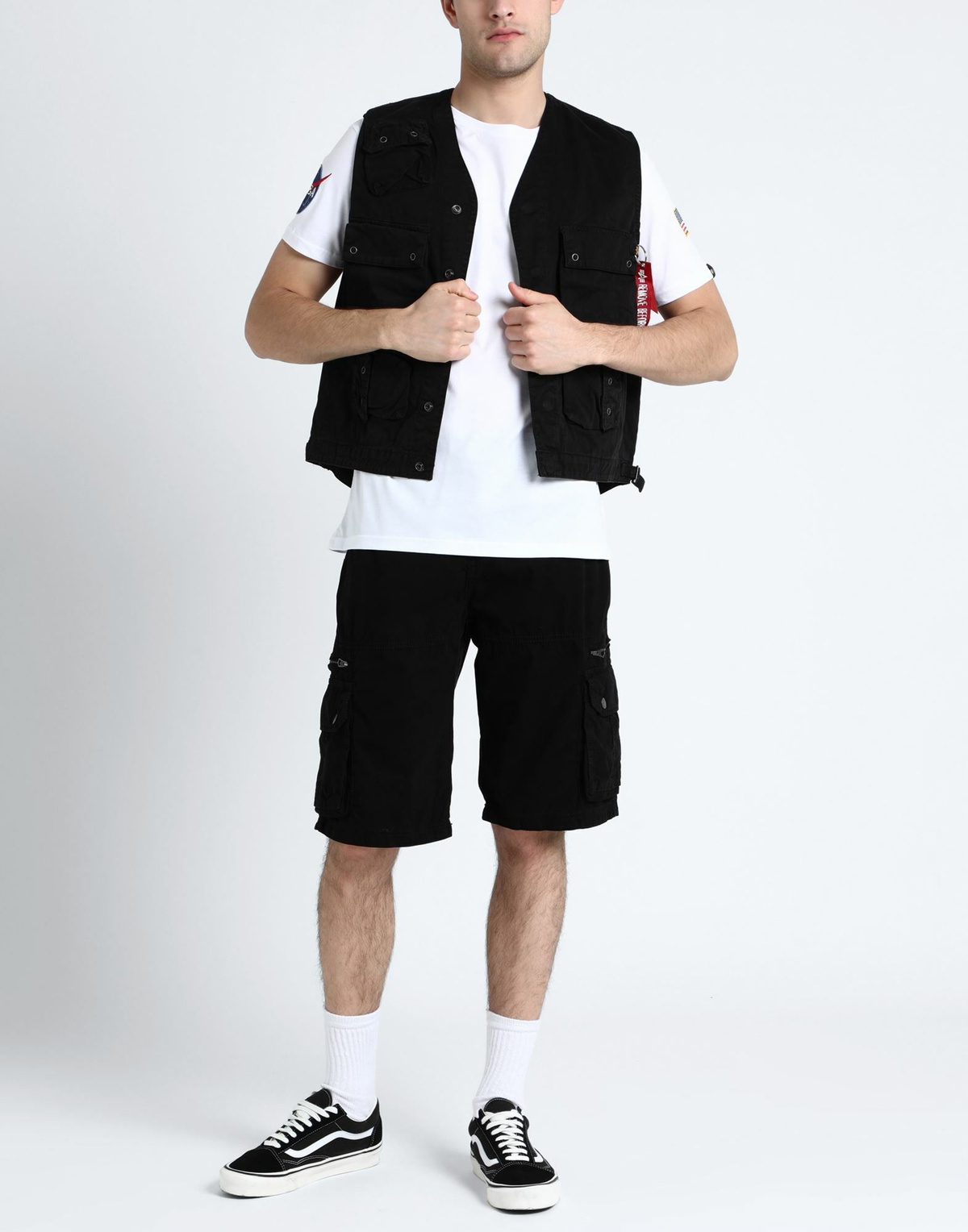 Alpha Industries Mens T-shirt in White