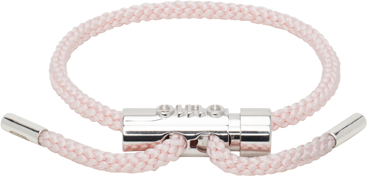 OUIE Pink & Silver Toggle Bracelet