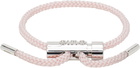 OUIE Pink & Silver Toggle Bracelet