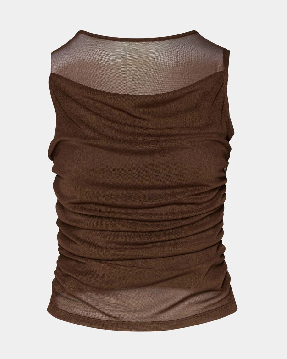 Steve Madden Roman Knit Top in Brown