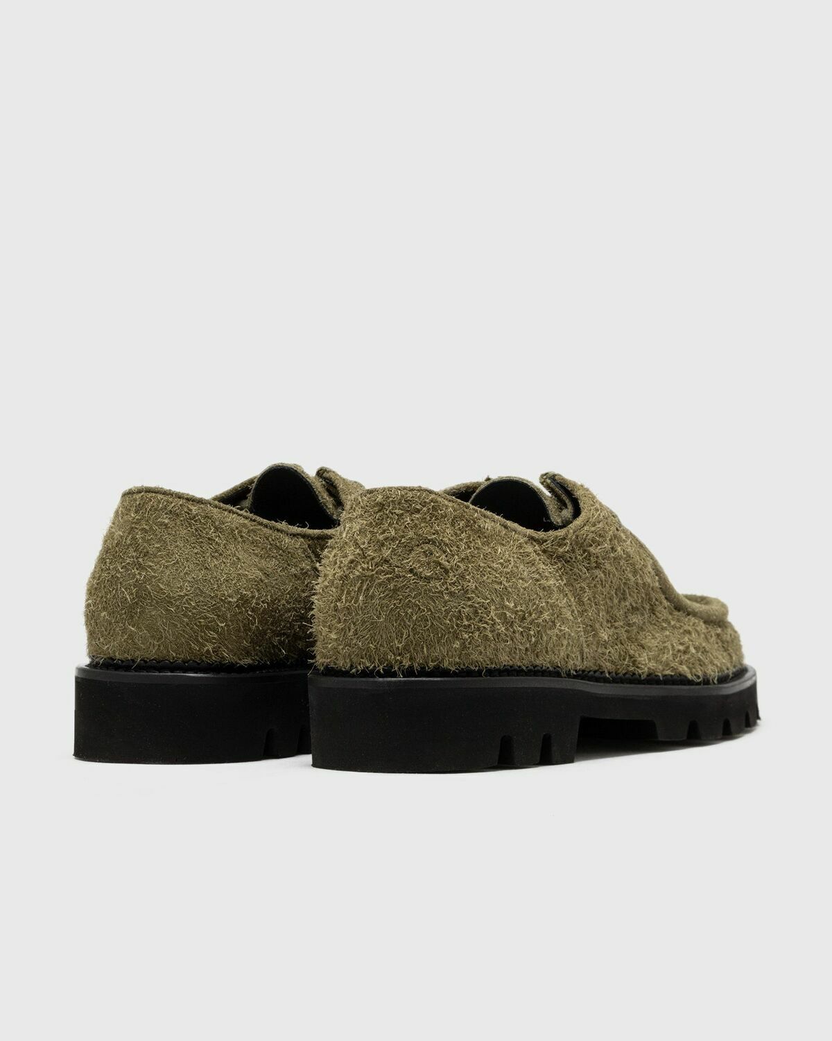Collegium MOC-TOE DERBY Green Mens Casual Shoe