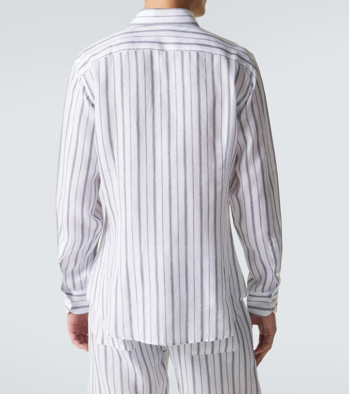 Fedeli Striped linen shirt