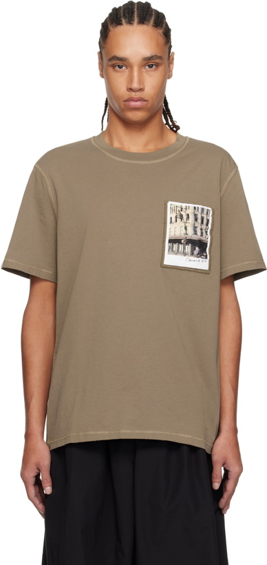 Photo: Helmut Lang Brown Postcard: Greenwich T-shirt