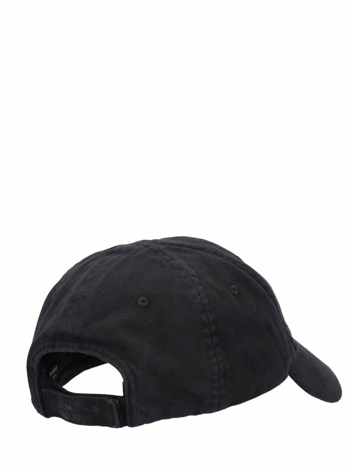 バレンシアガ LOGO EMBROIDERE　ロゴ刺繍　キャップ/ブラック バレンシアガ LOGO EMBROIDERE ロゴ刺繍 キャップ/ブラック Balenciaga