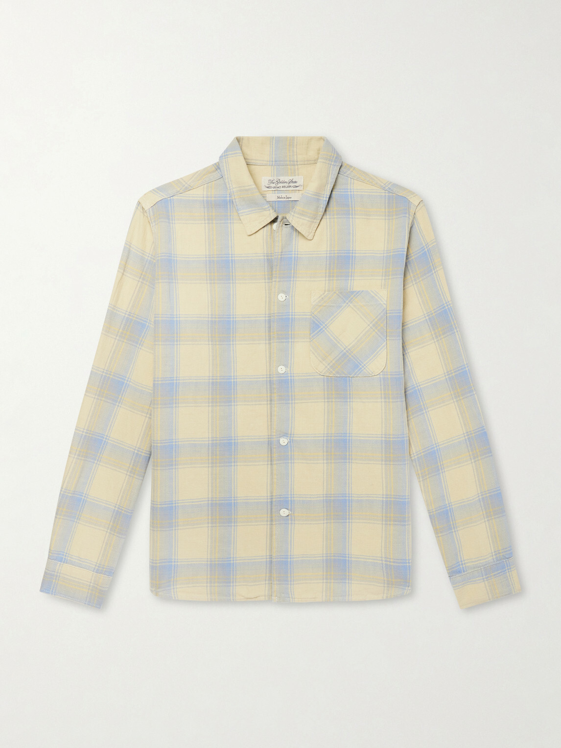 Remi Relief - Checked Cotton Shirt - Yellow