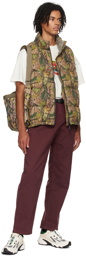Gramicci Brown Quilted Down Vest