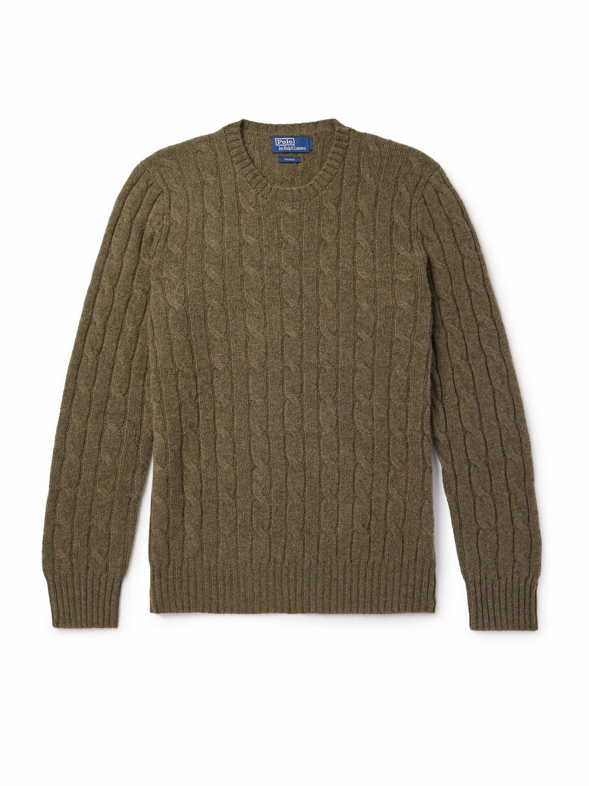 Polo Ralph Lauren - Cable-Knit Cashmere Sweater - Green Polo Ralph