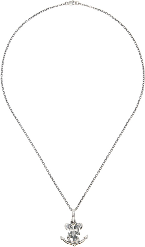 Photo: YOHJI YAMAMOTO Snake Anchor Pendant Necklace