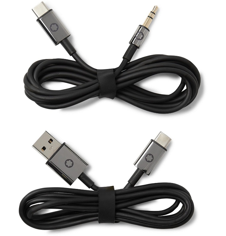 Photo: Montblanc - MB 01 Charger and Audio Cable Set - Black