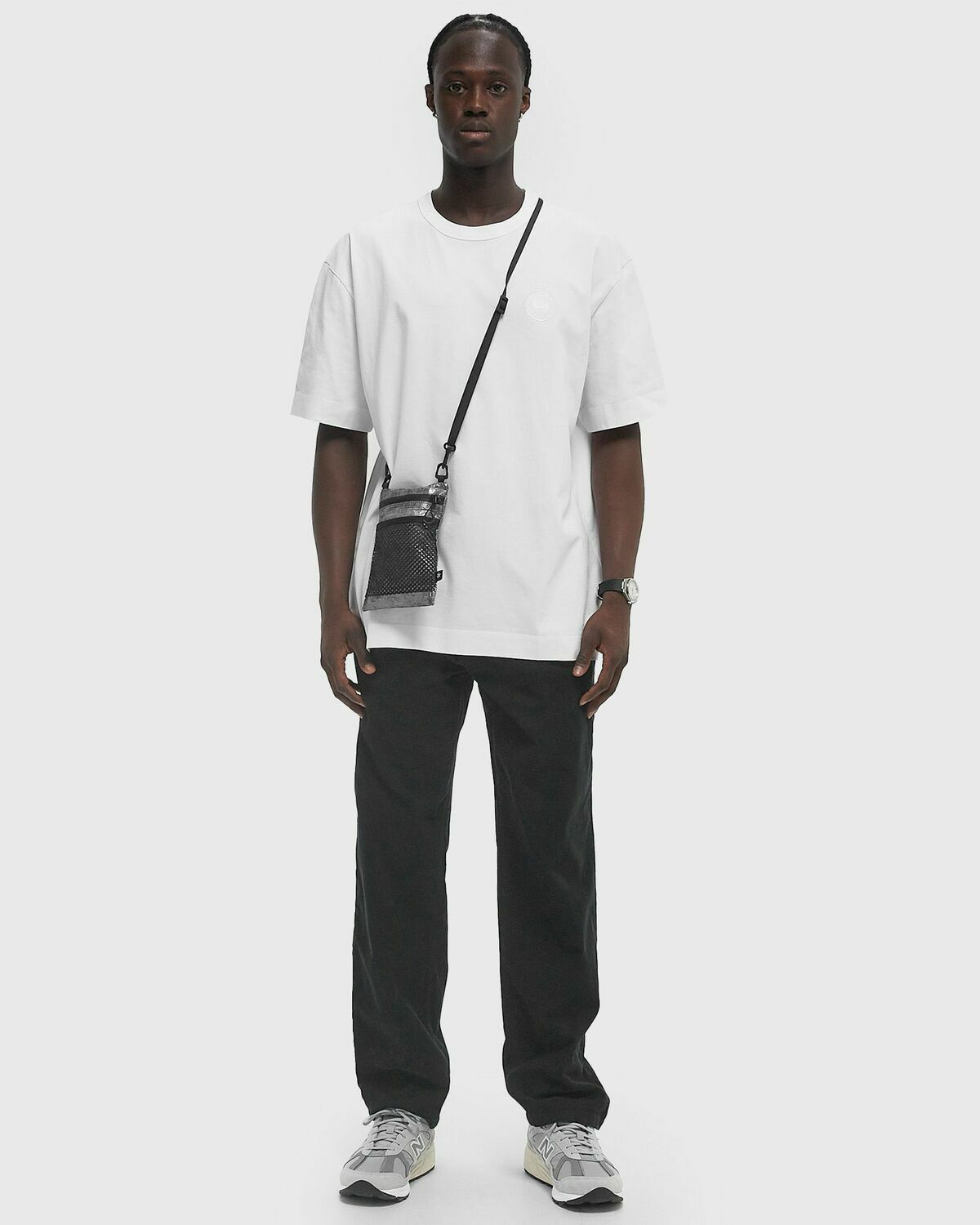 Canada Goose Gladstone T-Shirt Embroidered Disc White Mens Shortsleefe