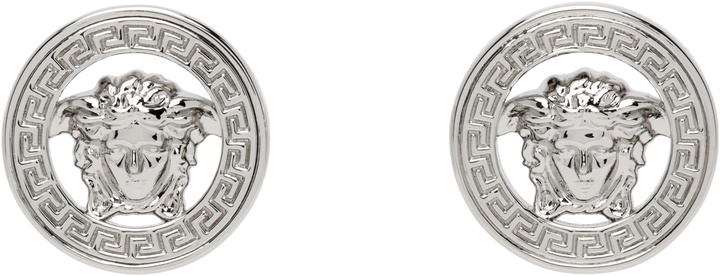 Photo: Versace Silver Medusa '95 Stud Earrings