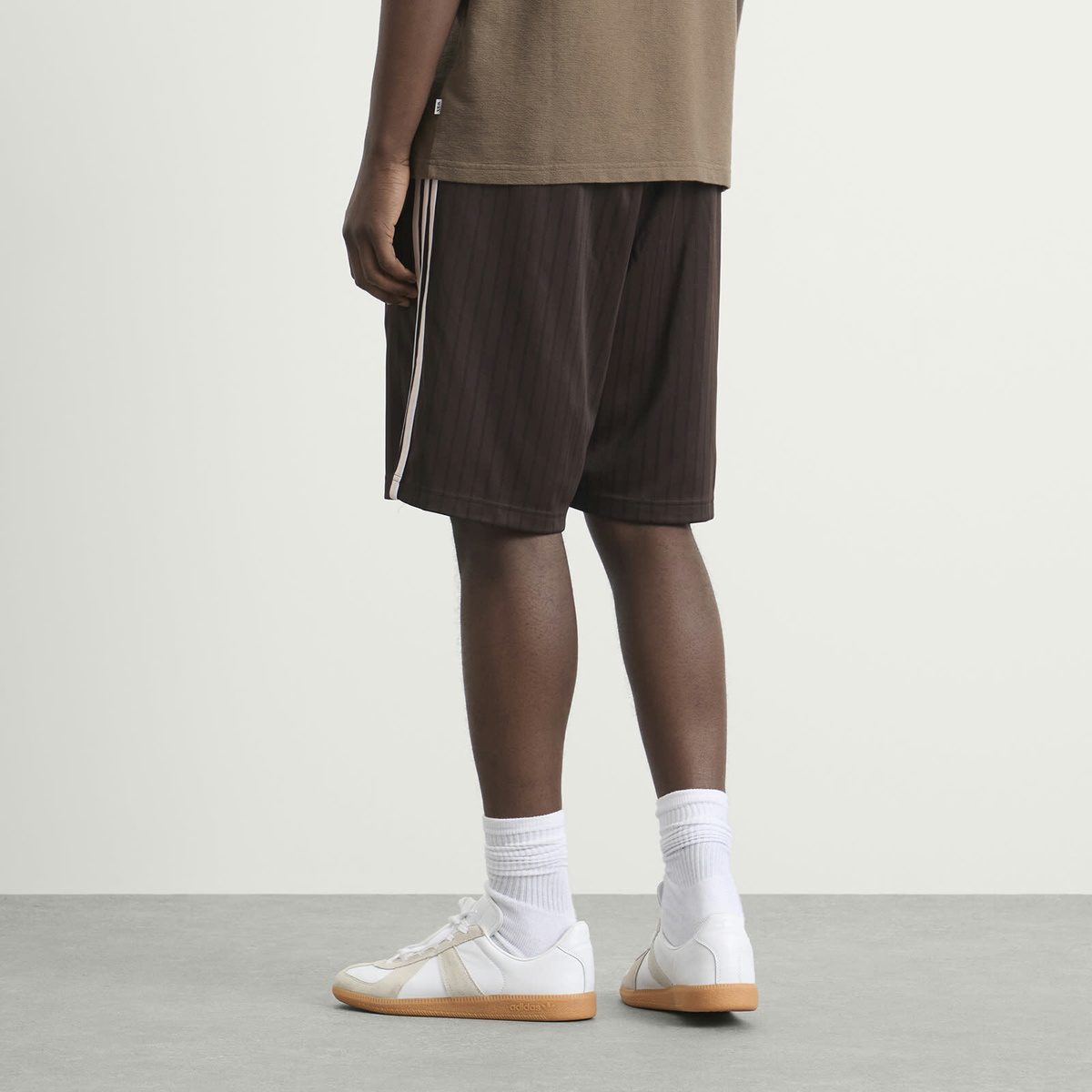 Adidas Men's Firebird Shorts in Aurora Coffee