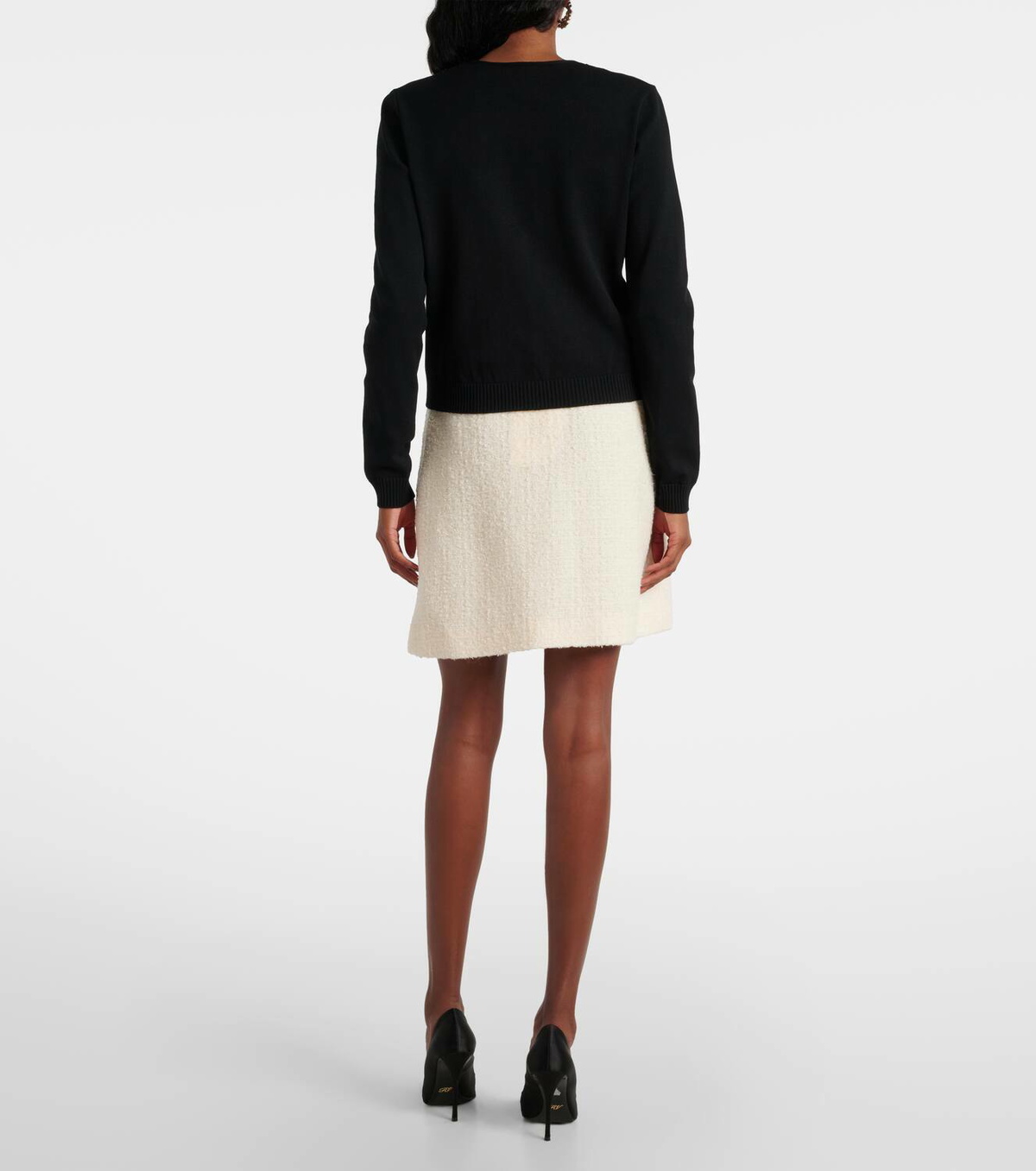 Giambattista Valli Lace-trimmed cardigan
