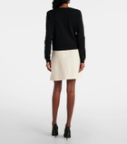 Giambattista Valli Lace-trimmed cardigan