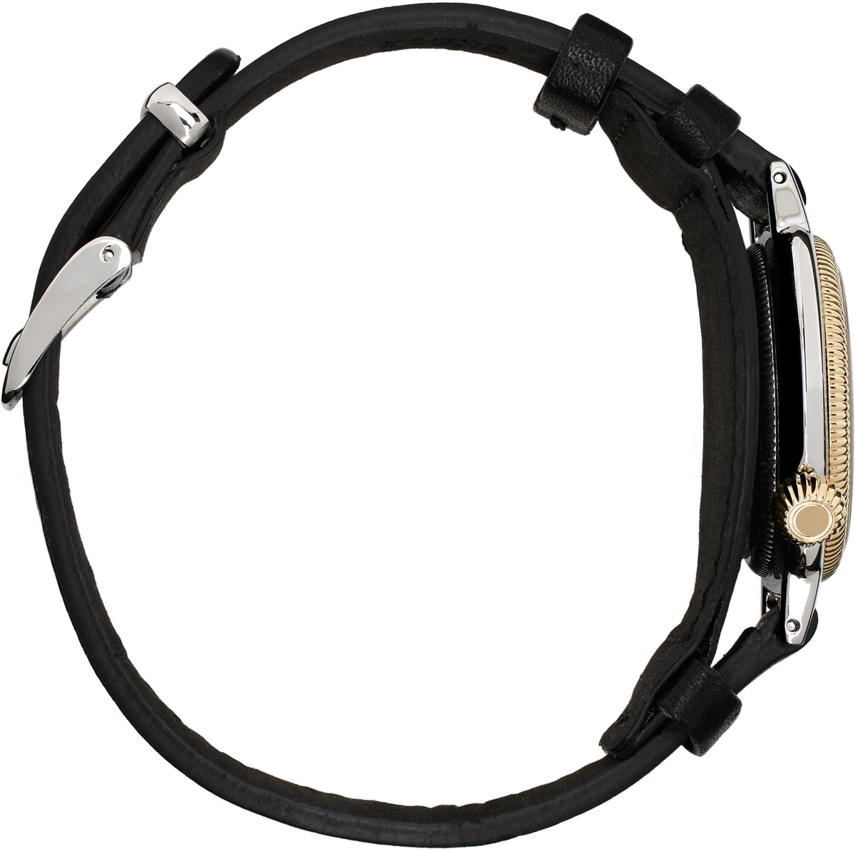 TAKAHIROMIYASHITA TheSoloist. Silver & Black VAGUE WATCH Co. Edition Coussin Watch