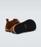 Loewe Rivet studded suede shoes