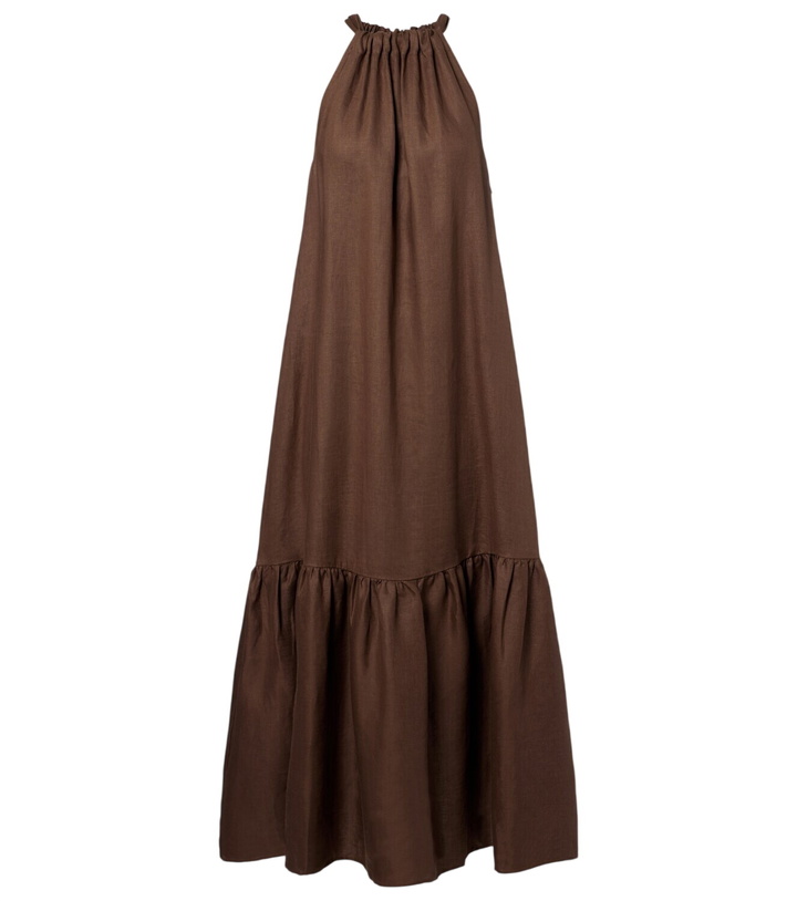 Photo: Asceno Linen maxi dress