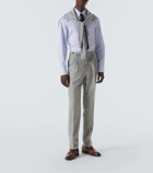 Brunello Cucinelli Virgin wool flannel chinos