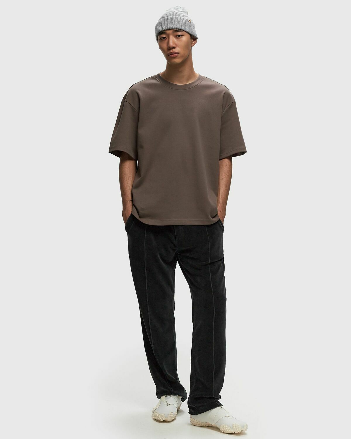 OAS Seascape T-shirt Brown Mens Shortsleefe
