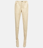 Saint Laurent - Pantaboots leather pants