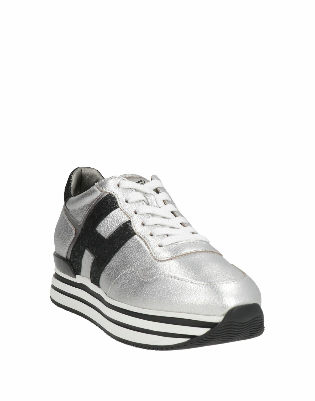 Hogan Womens Sneakers in Silver