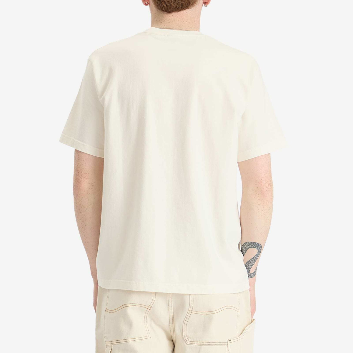 Pawa Speed Sports Men's Monogram T-Shirt in Cream