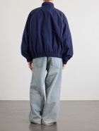 Balenciaga - Logo-Print Cotton-Blend Track Jacket - Blue