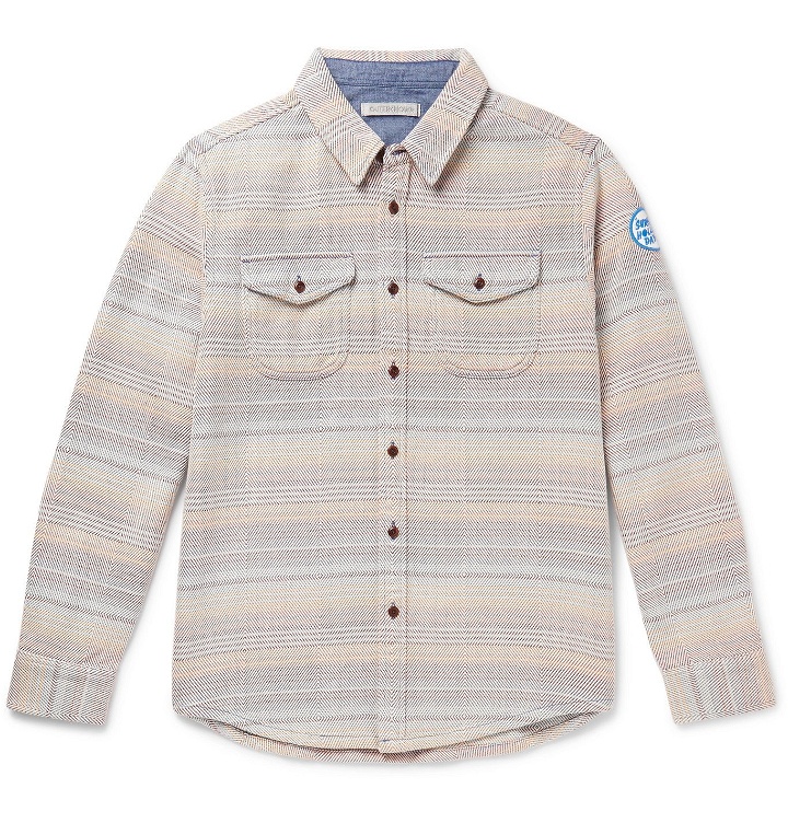 Photo: Outerknown - Striped Organic Cotton-Jacquard Overshirt - Multi