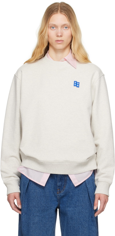 Photo: ADER error Gray Sig; BL Tag 01 Sweatshirt