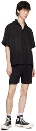Small Talk Studio Black Printed Shirt