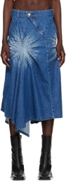 Masha Popova Blue Drift Skirt