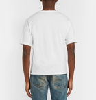 Saint Laurent - Slim-Fit Printed Cotton-Jersey T-Shirt - White