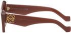 LOEWE Burgundy Cat-Eye Sunglasses