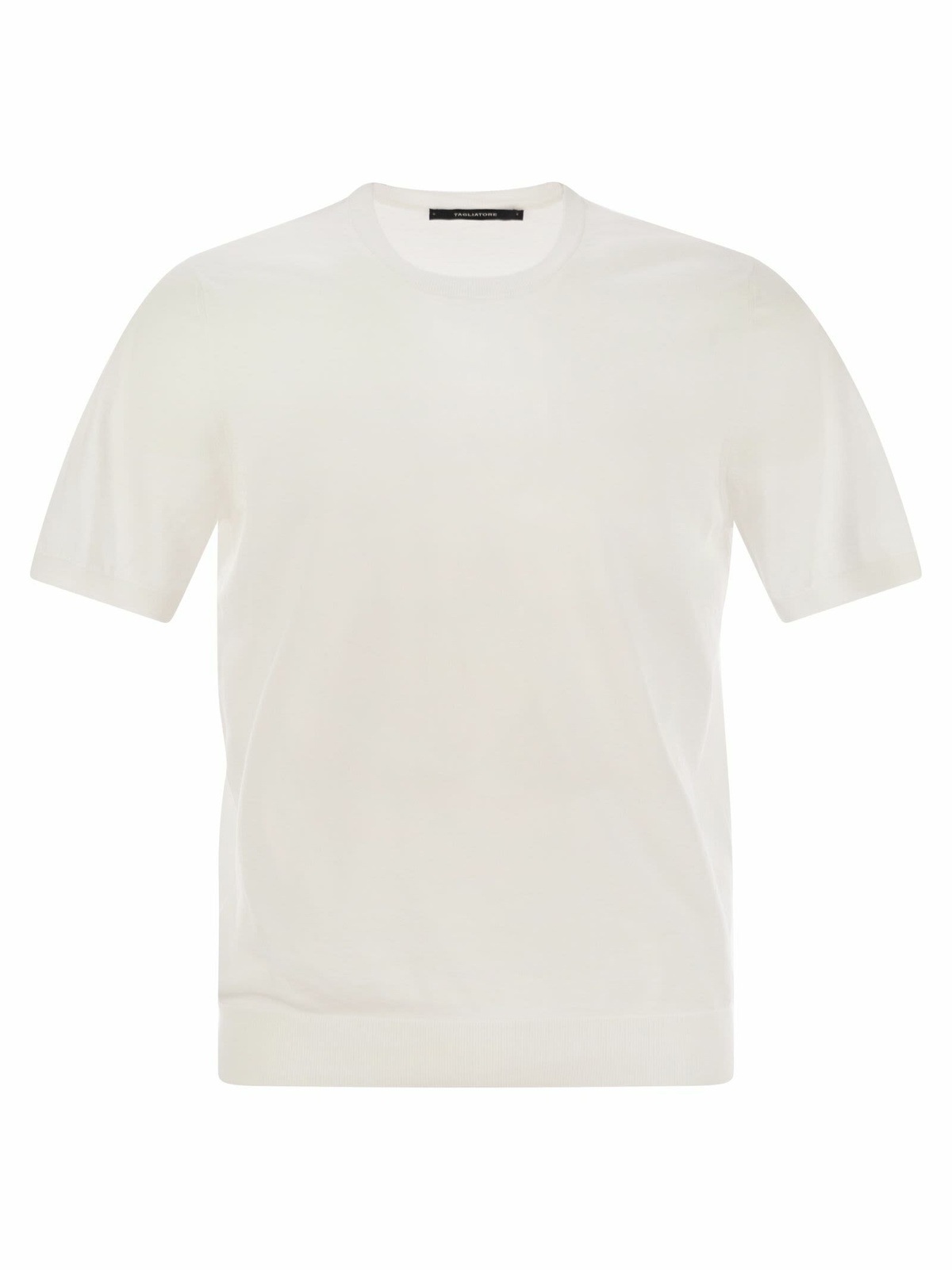 Tシャツ・カットソー TAGLIATORE Basic short-sleeved cotton T-shirt Tagliatore Basic Short-sleeved Cotton T-shirt Tagliatore