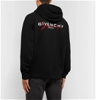 Givenchy - Logo-Embroidered Loopback Cotton-Jersey Zip-Up Hoodie - Black