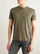 TOM FORD - Slim-Fit Lyocell and Cotton-Blend Jersey T-Shirt - Green