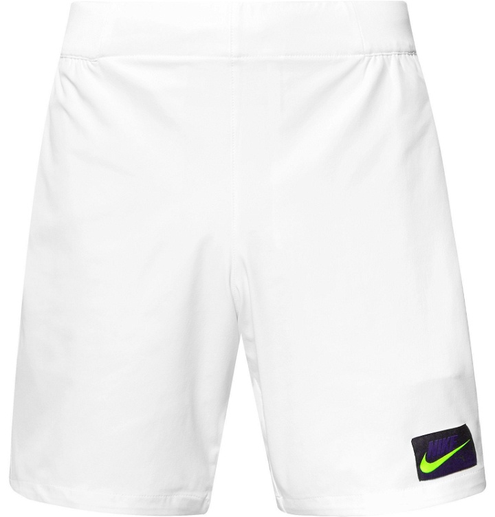 Photo: Nike Tennis - NikeCourt Flex Ace Stretch-Shell Shorts - White