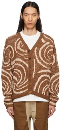 STORY mfg. Brown & Beige Chenille Twinsun Cardigan