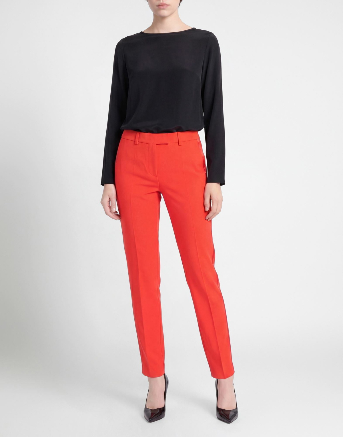 Moschino Womens Pants in Tomato red