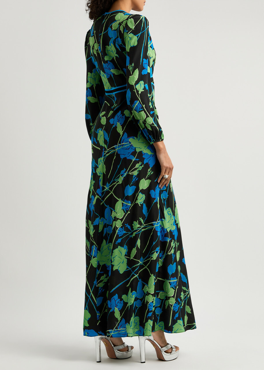 Maxi purple chiffon dress (992) Maxi purple chiffon dress (992)