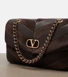 Valentino Garavani Djuna Medium chevron leather shoulder bag