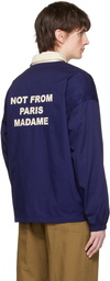 Drôle De Monsieur Navy 'La Veste Slogan' Jacket