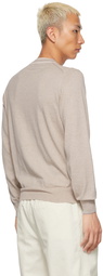 Brunello Cucinelli Beige Cotton Sweater