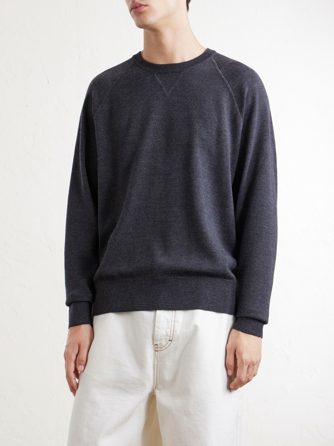 Barena - Merino Wool Sweater - Gray