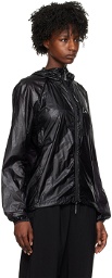 ROA Black Zip Windbreaker Jacket