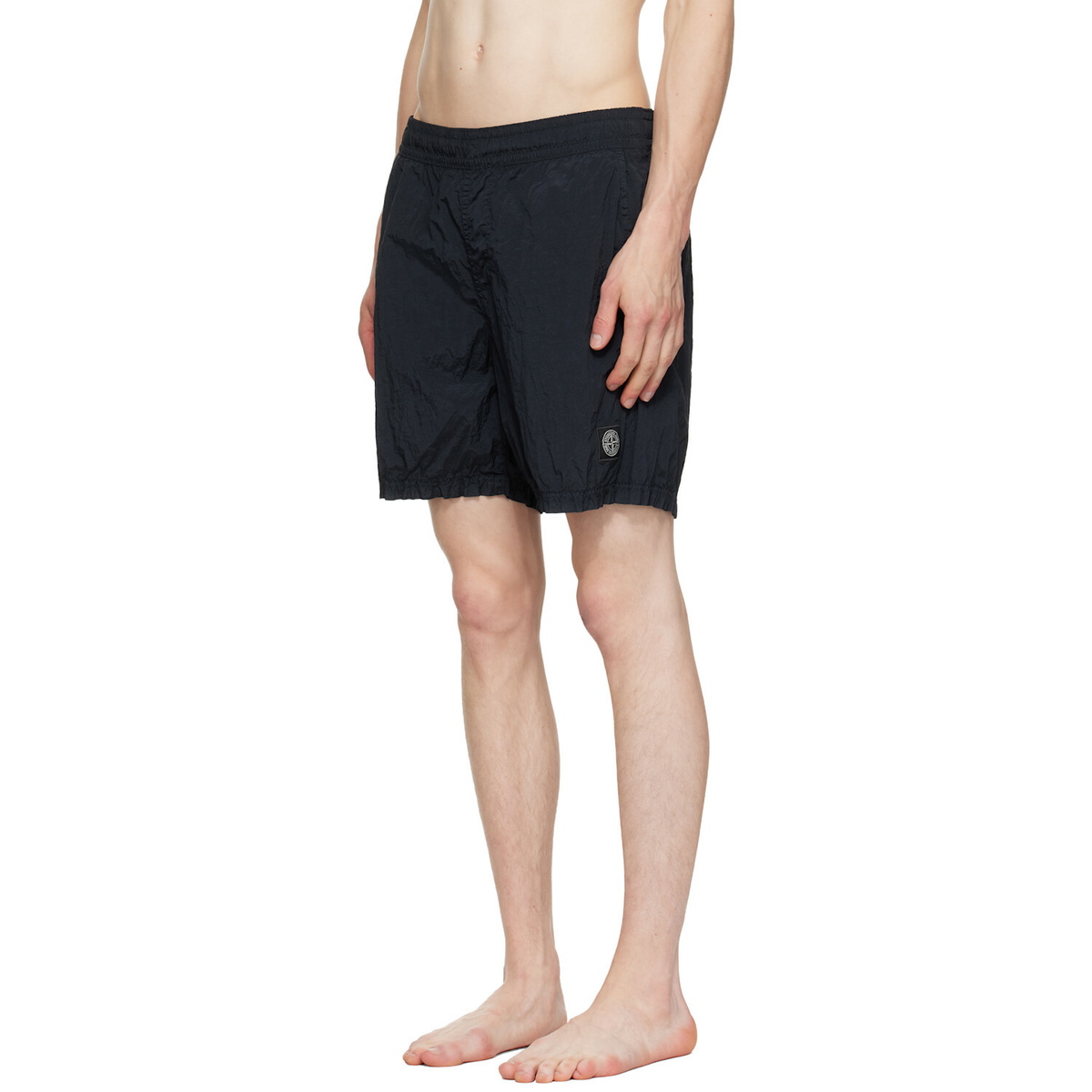 Stone Island Navy B100004 Nylon Metal Econyl Swim Shorts
