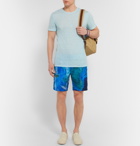 Onia - Calder Mid-Length Printed Swim Shorts - Men - Blue